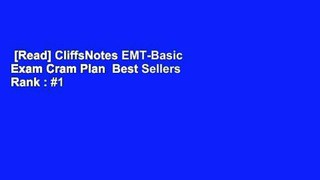 [Read] CliffsNotes EMT-Basic Exam Cram Plan  Best Sellers Rank : #1