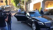 Vedat Muriqi arriva in Paideia per le visite mediche con la Lazio
