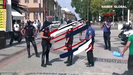 Maskesiz motosiklet sürücüsü 'Hemen geliyorum' diyerek kaçtı