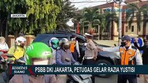 Hari Pertama PSBB Jakarta, Polisi Gelar Razia Protokol Kesehatan
