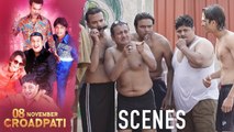 08 November Croadpati Movie Scenes | Robbers run away with clothes of the Gullu dada gang