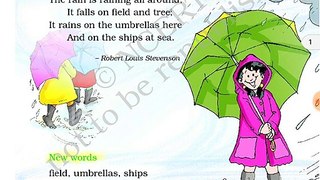 Rain poem ncert class 2nd english book marigold हिंदी में_1