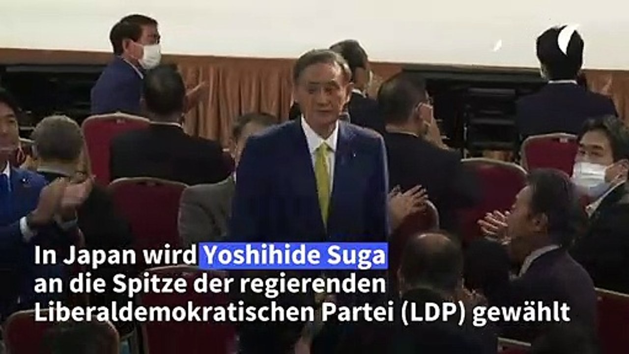 Yoshihide Suga wird neuer Regierungschef Japans