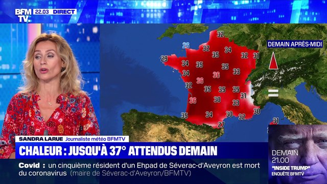 Chaleur : jusqu'à 37°C attendus demain - 13/09