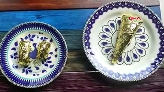 24 ayar altın kaplamalı baklava yaptı, dilimini 550 liradan satıyor