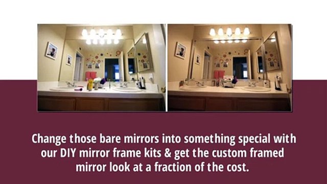 Custom Framed Bathroom Mirrors