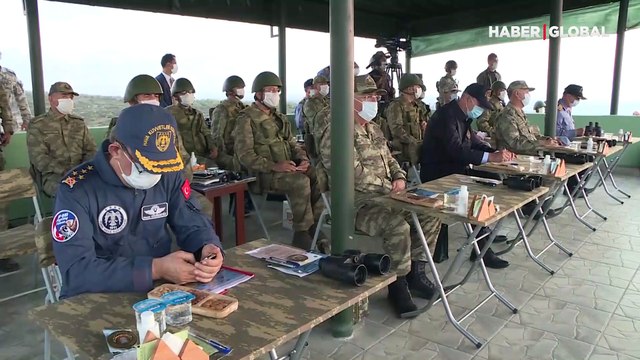 KKTC'de 'nefes kesen' tatbikat! Bakan Akar: 1974'te ne yaptıysak, aynısını yapmaya hazırız