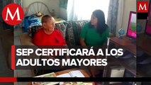 INEA y SEP analizan certificar a adultos mayores que toman clases por televisión