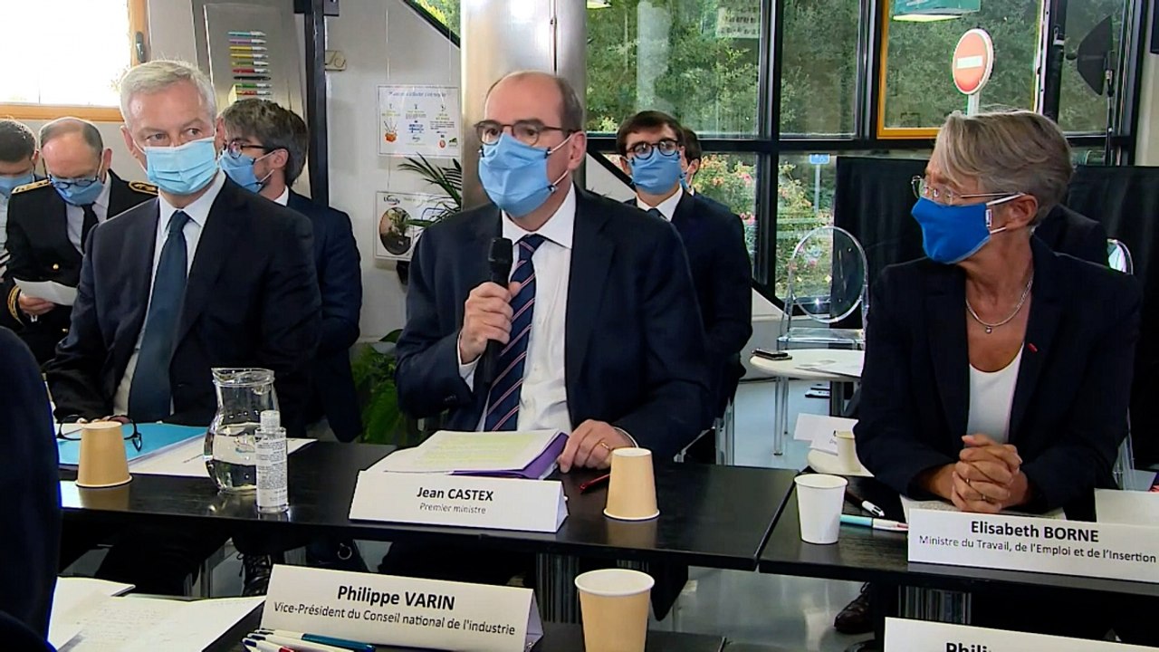 Déclaration de Jean Castex à l'usine Bic de Montévrain