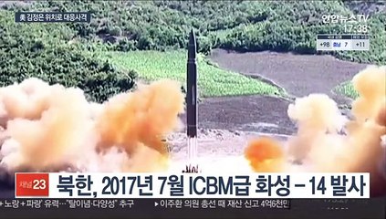 2017년 일촉즉발 전쟁 위기…"美 김정은 위치 계산해 대응사격"