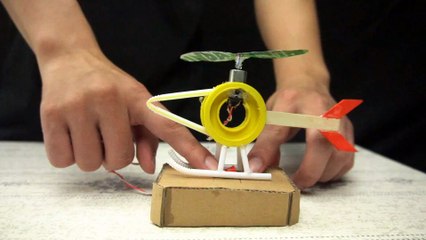 YP STUDIO - How to make a DIY Helicopter - Make Things From Cardboard