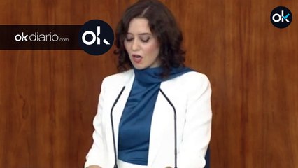 Ayuso anuncia una bajada de medio punto en el IRPF durante esta legislatura