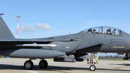 U.S Air Force • F15s Eagle • Taxing and Taking off for Exercise Point Blank •  Sep 09 2020