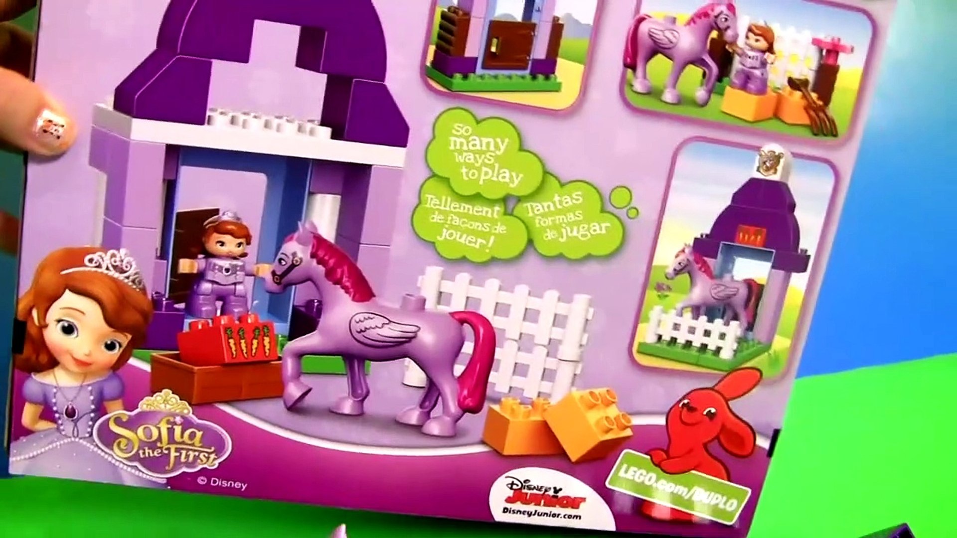 LEGO Duplo Sofia's Royal Stable 10594 with Minimus her Pegasus Pony From Disney  Sofia the First - video Dailymotion