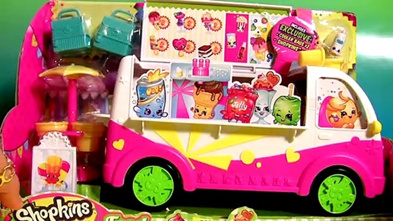 Shopkins Scoops Ice Cream Truck Playset with Disney Frozen Anna Elsa