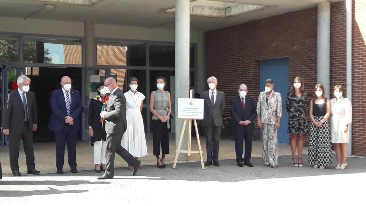 Los periodistas preguntan a la Reina por la Princesa Leonor