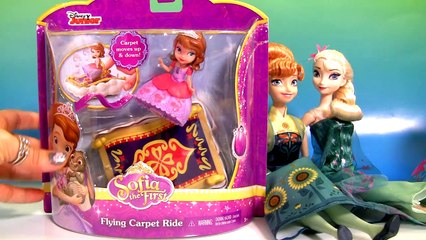 Download Video: Sofia the First Flying Magic Carpet Ride Aladdin Princess Jasmine Disney La Alfombra Mágica de Sofía