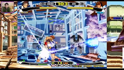 (DC) CAPCOM Vs SNK - Millennium Fight 2000 - playing for fun 8th round