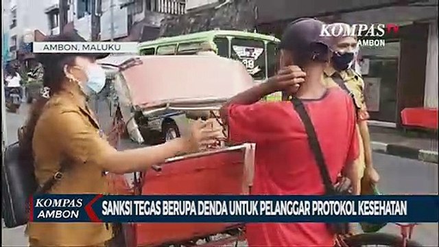 Sanksi Tegas Berupa Denda Untuk Pelanggar Protokol Kesehatan