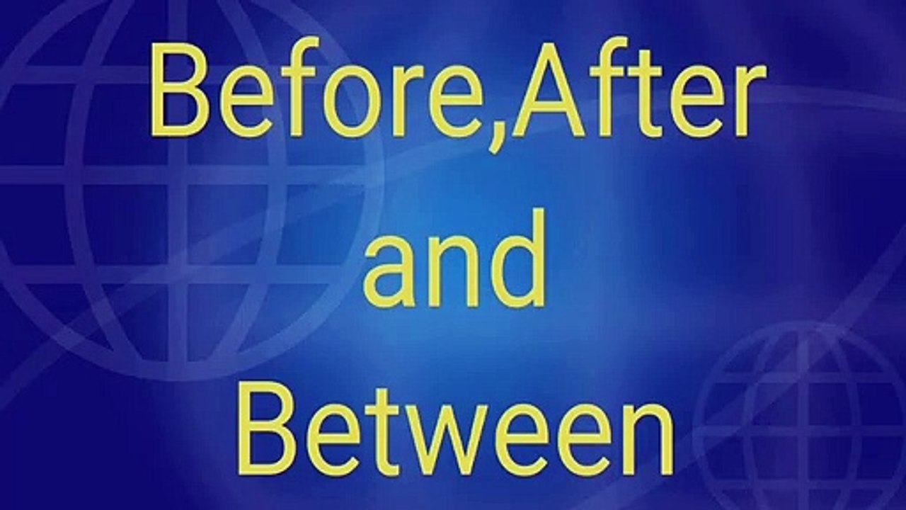 Before , After , Between | Learn maths