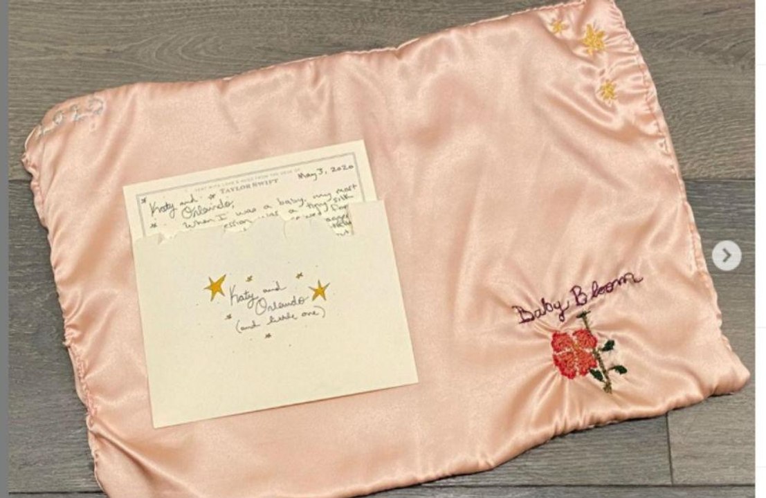 Taylor Swift sends Katy Perry hand embroidered blanket for daughter Daisy