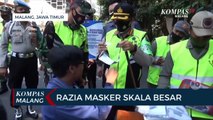 Razia Masker Skala Besar, Puluhan Warga Terjaring