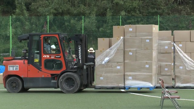 [부산] 부산 기장군, 관내 전 세대에 마스크 배포 / YTN