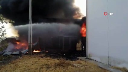 Çöp depolama alanı yanındaki trafoda yangın çıktı, sanayide facianın eşiğinden dönüldü