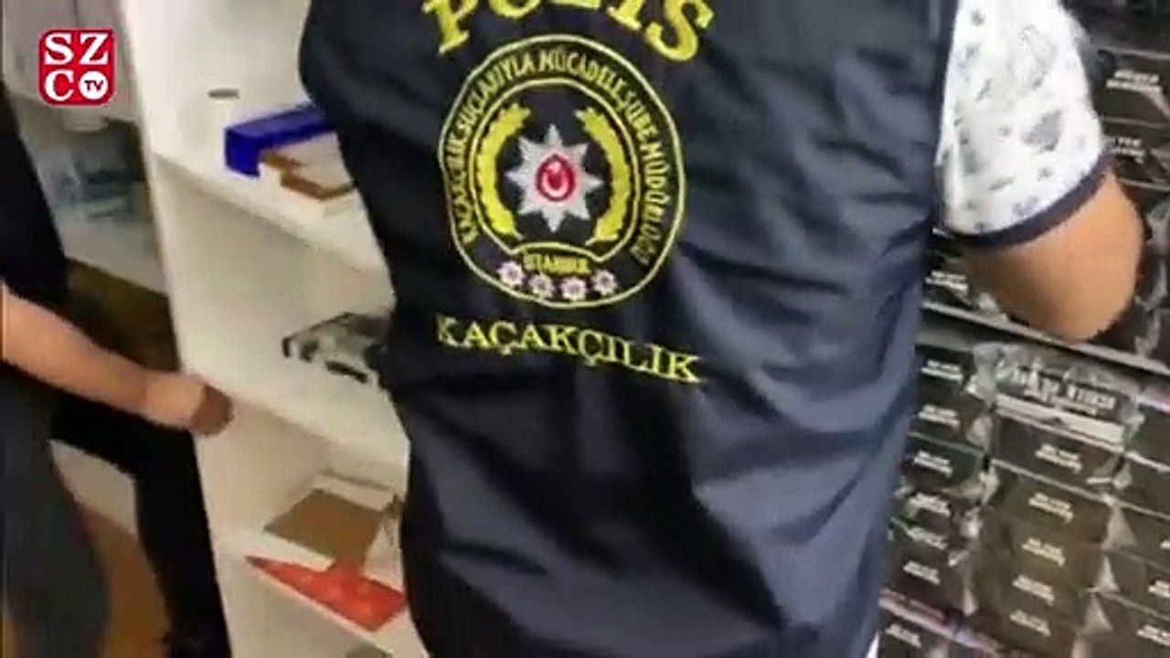 Polisten kaçak puro baskını: Gizli bölmede tanesi 100 dolardan satılan purolar ele geçirildi