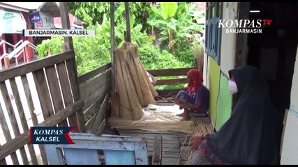 Tetap Produktif di Usia 81 Tahun, Suwarna Hasilkan Pundi dari Mengolah Bilah Lidi