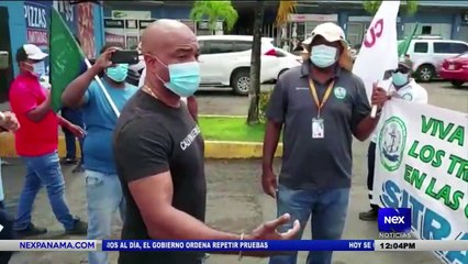 Tải video: Empleados portuarios realizan una marcha en Colón - Nex Noticias