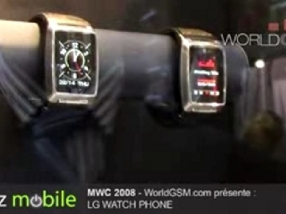 MWC 2008  LG WATCH PHONE WORLDGSM
