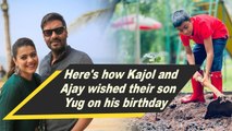 Here's how Kajol and Ajay wished their son Yug on his birthday