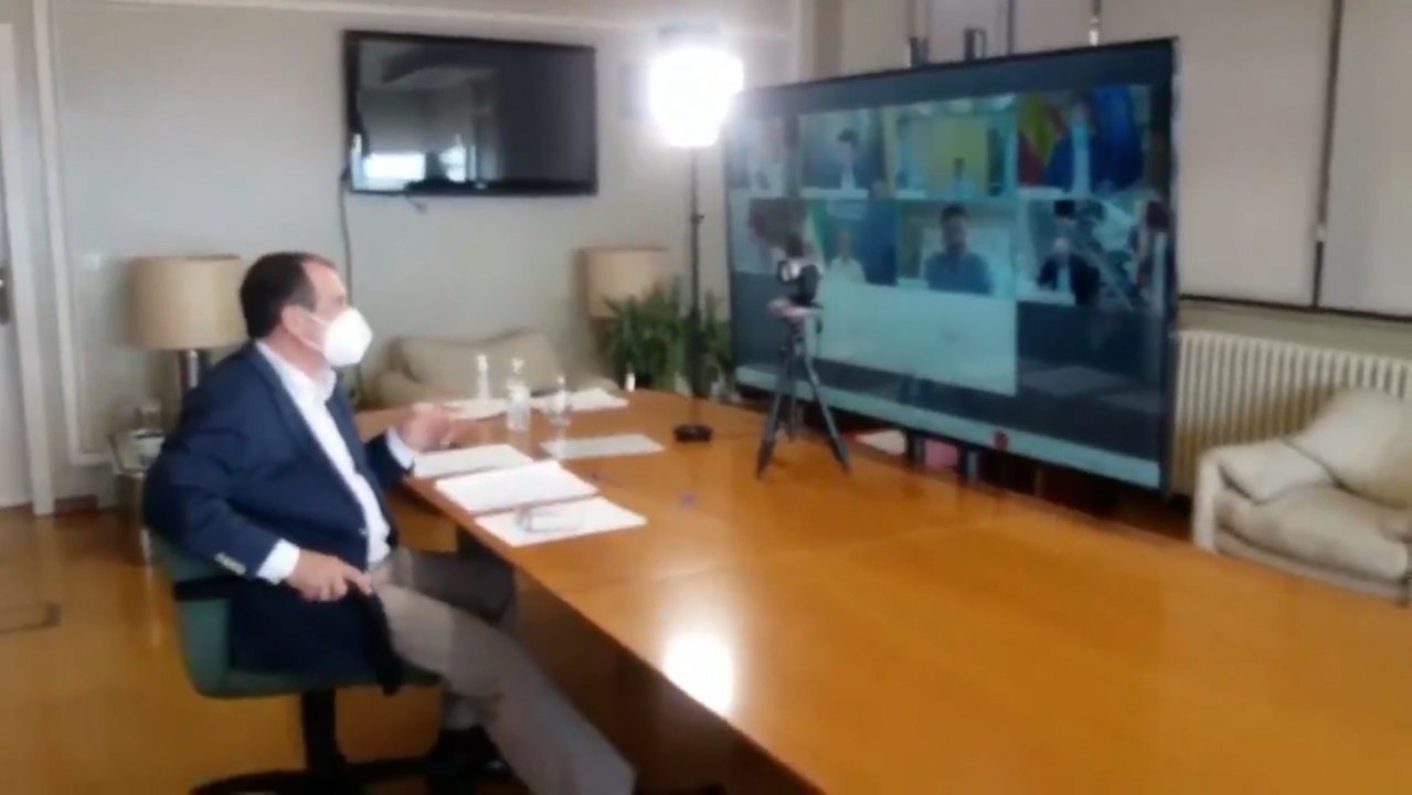 Caballero preside por videoconferencia la junta de portavoces de la FEMP