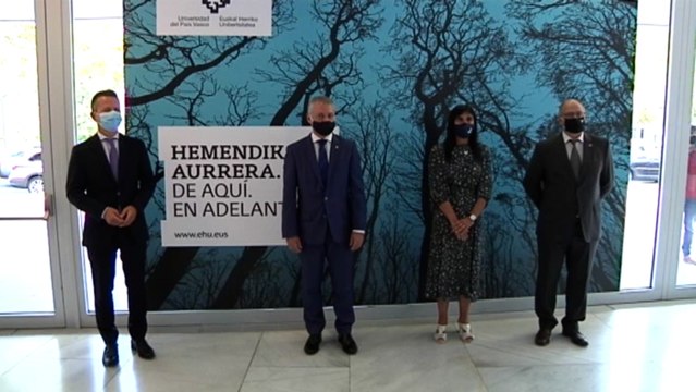 Urkullu, en la apertura del curso de la Universidad Pública Vasca