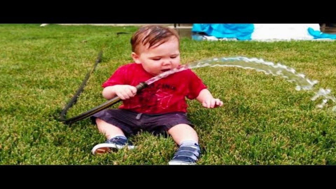 Try Not To Laugh Best Babies Water Fails