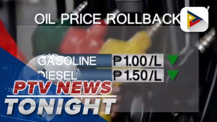 Descargar video: #PTVNewsTonight | Oil firms lower diesel, gasoline prices