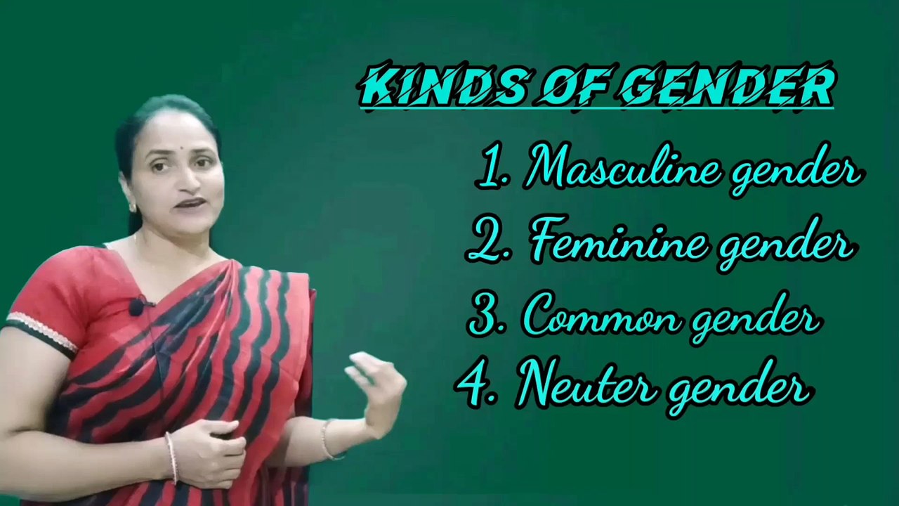 ENGLISH GRAMMAR//PART V//GENDER//अंग्रेजी व्याकरण भाग 5