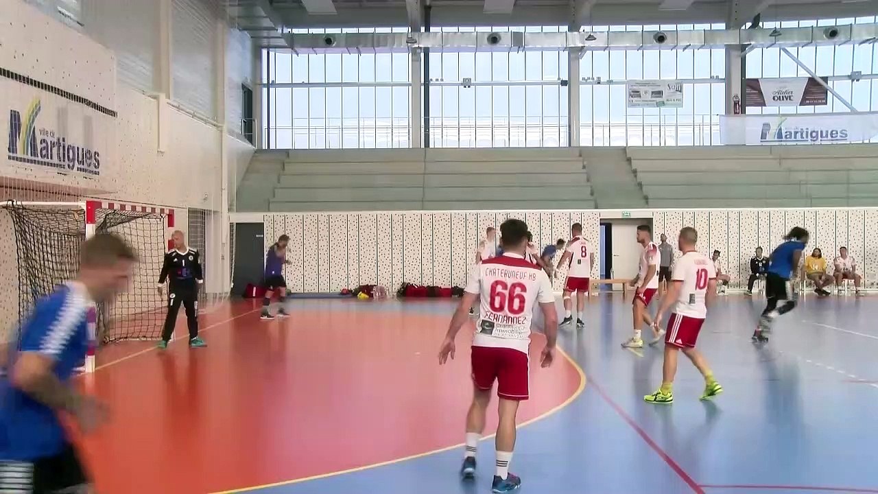 le coach de Martigues Handball Franck Bulleux avant la reprise du championnat