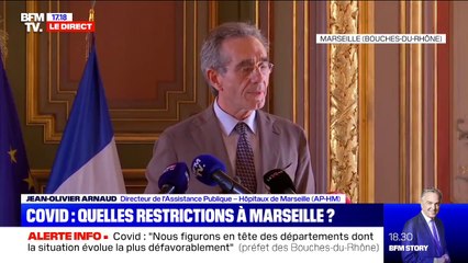 下载视频: Marseille: Sur 155 lits dédiés, 129 sont occupés, 4 lits de réanimation disponibles