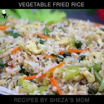 Vegetable fried rice recipie