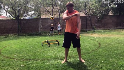 Giggling Boys Play as Goalkeepers