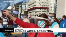Arjantin: Hükümetin politikalarına öfkeli muhalifler meydanlara indi