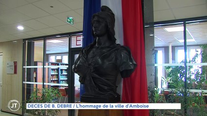 Le journal - 14/09/2020 - DECES DE B. DEBRE / L'hommage de la ville d'Amboise