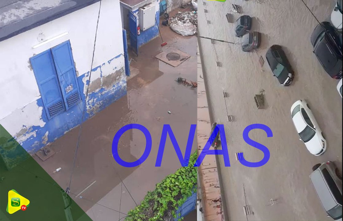 Inondations à Dakar : Aprés de forte pluie , le siège de Onas sous les eaux ...