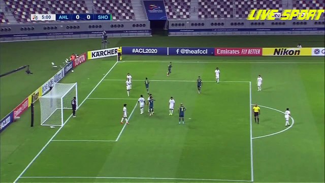 مباراه نادي الشرطه العراقي والاهلي السعودي في دوري ابطال اسيا الشوط الاول في 14_9_2020