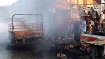 Afrin'de bombalı araçla terör saldırısı:3 ölü, 32 yaralı