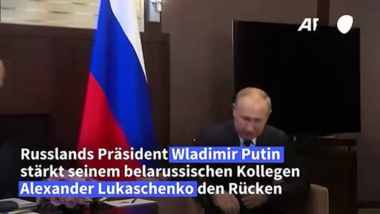 Putin: Belarus muss Krise selbst und 'in Ruhe' lösen