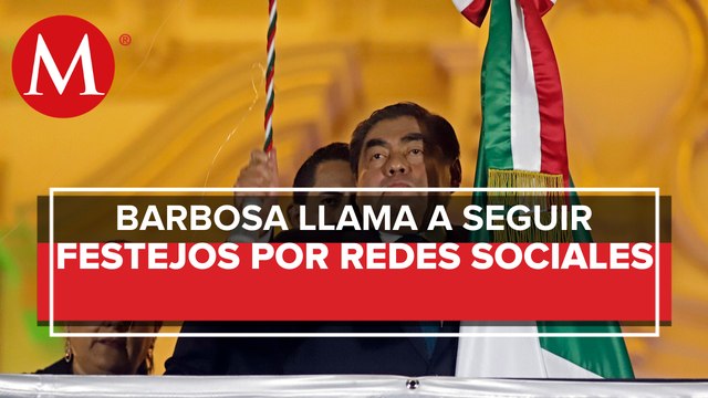 Festejos patrios con responsabilidad: Barbosa