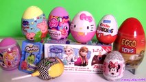 Eggo Toys Surprise Eggs Shopkins Basket Peppa-Pig Disney Frozen Princess Minnie MyLittlePony Kinder